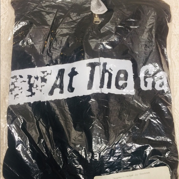 Medium Zip Front Hoodie: At The Gates - - Picture 2 of 3